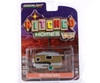 GREEN MACHINE 1958 Catolac Deville Travel Trailer, Gold - Greenlight 34110B/48 - 1/64 scale Diecast Model Toy Car