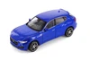 Maserati Levante, Blue Luxury Car - Welly 24078/4D - 1/24 Scale Diecast Model Toy Car