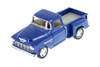 1955 Chevy Stepside Pickup Truck, Blue - Kinsmart 5330D - 1/32 Scale Diecast Model Toy Car