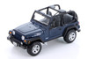 Jeep Wrangler Rubicon Convertible SUV, Blue - Showcasts 38245BU - 1/27 Scale Diecast Model Toy Car