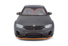 BMW M4 GTS Hardtop Sports Car, Matte Gray - Showcasts 38246GY - 1/24 Scale Diecast Model Toy Car