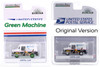 GREEN MACHINE American Motorcycles Collectible Stamps United States Postal Service (USPS) Long Live Postal Mail Delivery Vehicle (LLV)Â , White - Greenlight 30249/48 - 1/64 scale Diecast Model Toy Car