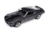 1969 Ford Mustang John Wick, Hitman Gray w/Black Stripes - Auto World AWSS145 - 1/18 Scale Diecast Model Toy Car