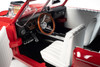 1966 Monkeemobile w/Monkees Figure Cutouts, Red w/White Roof - Auto World AWSS144 - 1/18 Scale Diecast Model Toy Car