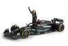 2023 Mercedes-Benz AMG Petronas w/Driver, #44 Lewis Hamilton - Bburago 18-28037/44 - 1/24 Scale Diecast Model Toy Car