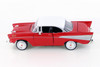 1957 Chevy Bel Air Hardtop, Red - Showcasts 77228D - 1/24 Scale Diecast Model Toy Car