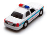 Chicago Police Car, White - Showcasts 9985CG - 5 Inch Scale Diecast Model Replica