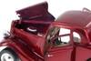 1934 Ford Coupe Hardtop Classic Car, Red - Showcasts 77217D - 1/24 Scale Diecast Model Toy Car