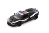 Lamborghini Revuelto Police Edition, Black w/White Stripe - Kinsmart 5459DP - 1/38 Scale Diecast Model Toy Car