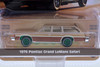 GREEN MACHINE 1976 Pontiac Grand LeMans Safari, Gold Metallic -  36040E/48 - 1/64 scale Diecast Model Toy Car