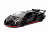 2017 Lamborghini Veneno Hard Top, Black - Jada 30104DP1 - 1/32 Scale Diecast Model Toy Car