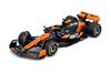 2024 McLaren MCL38 Team 2-Pack, Black/Orange - Bburago 18-38202 - 1/43 Scale Diecast Model Toy Car