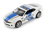 2010 Chevy Camaro SS RS Police, White w/Blue Stripes - Showcasts 38208WT - 1/24 Scale Diecast Model Toy Car