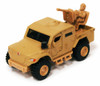 International MXT-MV Husky Military Truck - Rear Gunner, Desert Tan - Showcasts 2167D - 4.5 Inch Scale Diecast Model Replica (Brand New, but NOT IN BOX)
