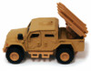 International MXT-MV Husky Military Truck - Missile Launcher, Desert Tan - Showcasts 2167D - 4.5 Inch Scale Diecast Model Replica (Brand New, but NOT IN BOX)