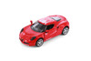 2013 Alfa Romeo 4C Hardtop w/Wecome to Las Vegas Decal, Red - Kinsmart 5366D - 1/32 Scale Diecast Model Toy Car