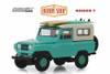 1969 Nissan Patrol (60) with Surfboards, Green - Greenlight 97070C/48 - 1/64 scale Diecast Car