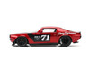 1971 Chevy Camaro #71, Red/Black - Jada Toys 35487 - 1/24 Scale Diecast Model Toy Car