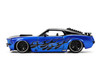 1970 Ford Mustang Boss 429 Hardtop, Candy Blue w/Black Flames - Jada Toys 36154 - 1/24 Scale Diecast Model Toy Car
