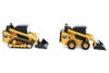 Caterpillar Skid Steer Loader & Cat Compact Track Loader, Yellow - Diecast Masters 84647CS - 1/64 Scale Diecast Model Toy Car