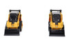 Caterpillar Skid Steer Loader & Cat Compact Track Loader, Yellow - Diecast Masters 84647CS - 1/64 Scale Diecast Model Toy Car