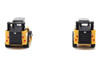 Caterpillar Skid Steer Loader & Cat Compact Track Loader, Yellow - Diecast Masters 84647CS - 1/64 Scale Diecast Model Toy Car