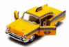 NYC Taxi Cab Sedan/Bel Air 2-Pack, Yellow -  - 1/37 Scale Diecast Model Toy Car