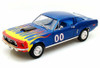 1968 The Dukes of Hazzard Cooter's Ford Mustang Hard Top, Blue w/ Flames - Tomy Johnny Lightning 21957 - 1/18 scale Diecast Model Toy Cars