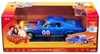 1968 The Dukes of Hazzard Cooter's Ford Mustang Hard Top, Blue w/ Flames - Tomy Johnny Lightning 21957 - 1/18 scale Diecast Model Toy Cars