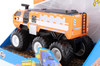Builder Zone Quarry Monsters Crash Tender Truck Motorized 6-Wheeler, Orange - Maisto 21194 - 7.75" Scale Diecast Model Toy Car