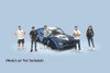Liberty Walk Team 5 pc. Figurine Set, Asstd - American Diorama AD-2415MJ - 1/64 Scale Figurine - Diorama Accessory