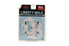 Liberty Walk Team 5 pc. Figurine Set, Asstd - American Diorama AD-2415MJ - 1/64 Scale Figurine - Diorama Accessory