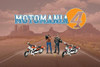 Motomania 4 Figure and Bike 4 pc. Set, Asstd - American Diorama AD-76504MJ - 1/64 Scale Figurine - Diorama Accessory