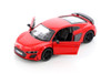 2019 Audi R8 Coupe, Red - Kinsmart 5422D - 1/36 scale Diecast Model Toy Car