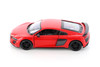 2019 Audi R8 Coupe, Red - Kinsmart 5422D - 1/36 scale Diecast Model Toy Car