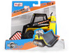 Builder Zone Street Skid Loader, Yellow - Maisto 25203 - 5" Scale Diecast Model Toy Car