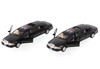 Box of 6 I Love New York 1999 Lincoln Town Car Stretch Limousine, Black - Showcasts 7001DK-LNY - 1/38 Scale Diecast Model Toy Cars