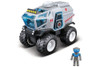 Space Explorer 4x4 Rover w/Spaceman Figurine, Silver/Blue - Maisto 21251 - 6" Scale Diecast Model Toy Car