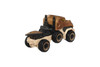 Tyrannosaurus Rex, Jurassic World, Brown - Mattel Hot Wheels HHB74956S - 3" Scale Diecast Model Toy Car