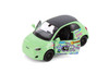 Fiat 500E Livery Edition, Green - Kinsmart 5440DYF - 1/28 Scale Diecast Model Toy Car