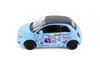 Fiat 500E Livery Edition, Blue - Kinsmart 5440DYF - 1/28 Scale Diecast Model Toy Car