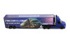 Freightliner eCascadia with Container, Blue - Kinsmart 1303D - 1/60 Scale Diecast Model Toy Car