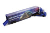 Freightliner eCascadia with Container, Blue - Kinsmart 1303D - 1/60 Scale Diecast Model Toy Car
