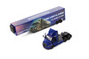 Freightliner eCascadia with Container, Blue - Kinsmart 1303D - 1/60 Scale Diecast Model Toy Car