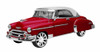 1950 Chevy Bel Air, Burgundy With White Roof - Motormax Custom Classics 79007 - 1/18 Scale Diecast Model Car