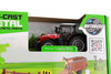 Massey Ferguson 8740S w/Farm Land Horse Stable Play Set, Red - Bburago 18-31682 - 1/64 Scale Diecast Model Toy Car