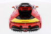 Ferrari SF90 Stradale #50 Assetto Fiorano, Red - Bburago 18-16021 - 1/18 Scale Diecast Model Toy Car