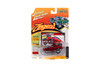 1972 Ford Maverick, Bright Red w/Black Stripe - Johnny Lightning JLSF023/48A - 1/64 Scale Diecast Model Toy Car