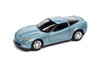 2012 Chevy Corvette Z06, Carlisle Blue Metallic - Johnny Lightning JLCG027/48A - 1/64 Scale Diecast Model Toy Car