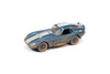 1964 Shelby Cobra Daytona, Metallic Blue w/Dusty Effect - Johnny Lightning JLSF023/48A - 1/64 Scale Diecast Model Toy Car